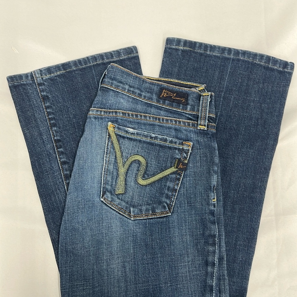 Low waist bootcut stretch Bloomingdale’s jeans by Jerome Dahan